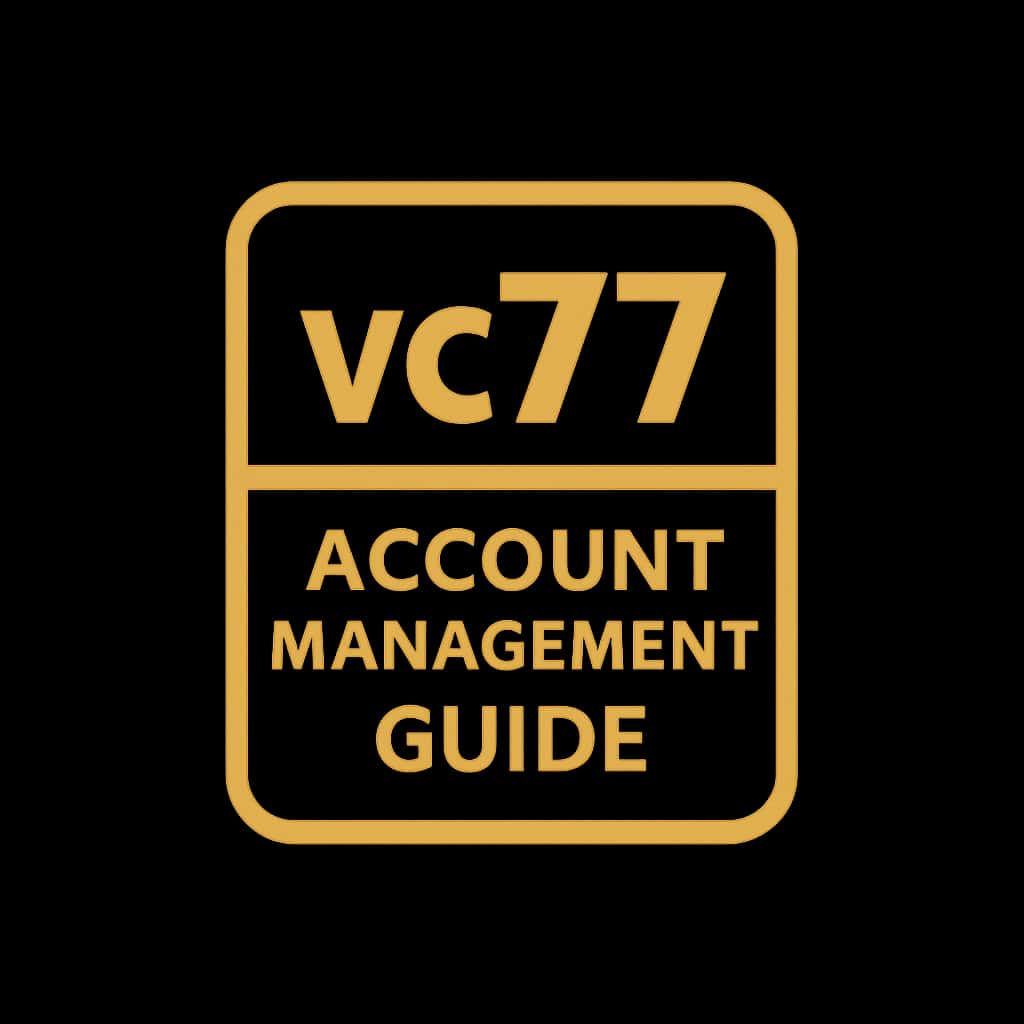 An icon representing vc77 Account Management Guide with the text 'vc77' displayed.