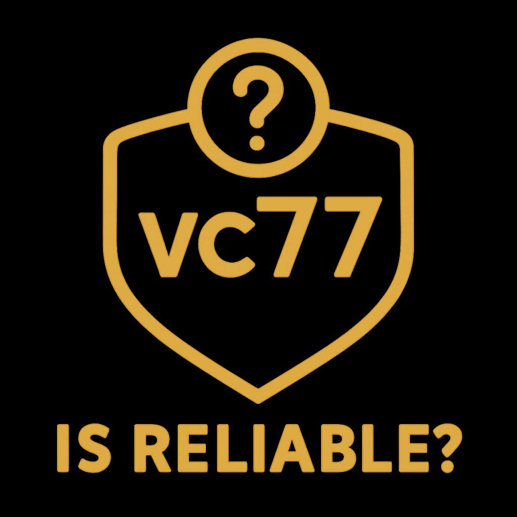 An icon showcasing the reliability of vc77.