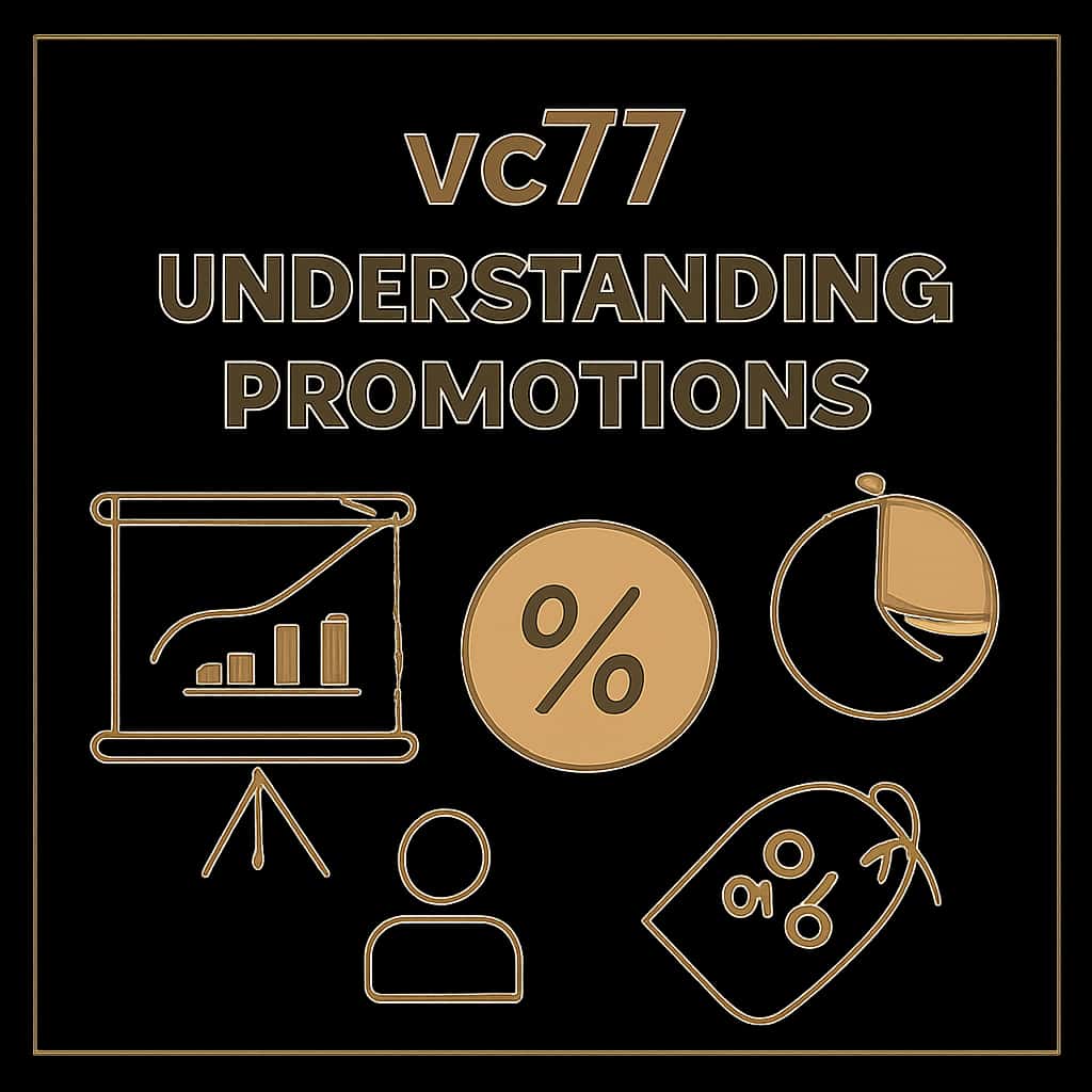 An illustration explaining the key components of vc77 Promotions.