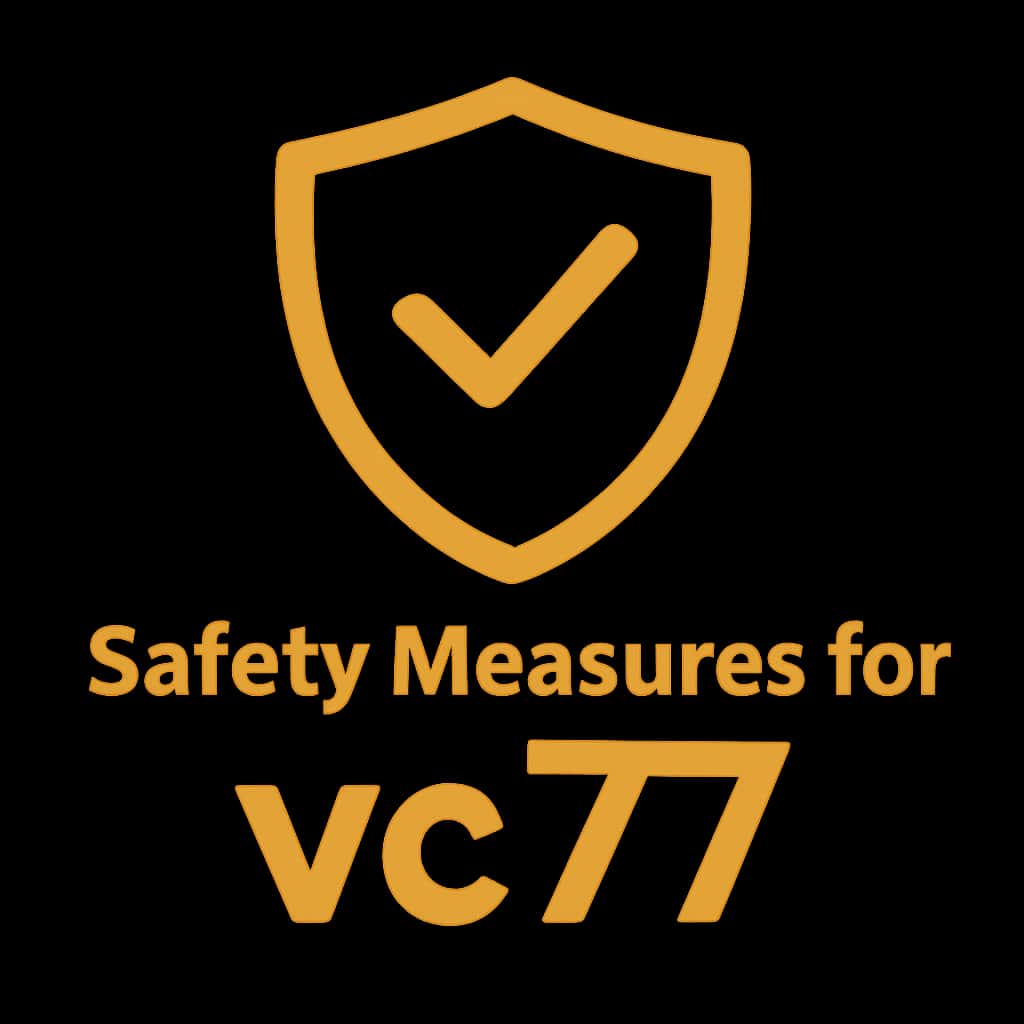 Icon representing safety measures for vc77.